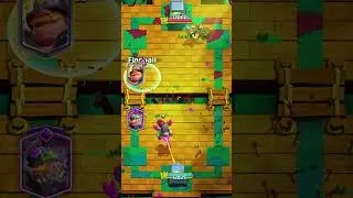 Evo Inferno Dragon против Могучего Шахтера #clashroyale #shorts