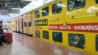 DOUBLE DECKER EXPRESS | Bengaluru to Chennai at Katpadi Junction | Indian Railways