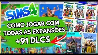Como ter todas as expansões no The Sims 4 original GRATUITO Tutorial 2025 (Com acesso à Galeria)