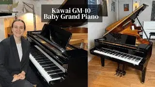 Kawai GM-10 Baby Grand Piano Black Polyester | Review & Demo | Sherwood Phoenix Pianos
