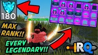 *MAX RANK* LVL 180 IN RUMBLE QUEST!! ALL LEGENDARY ARMOR PIECES!! | Rumble Quest (Roblox)