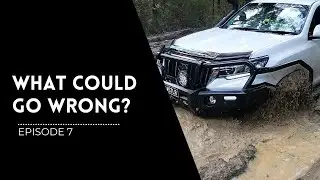 Four wheel driving in the Wombat State Forest, Victoria.