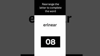 15-Second Anagram Quiz &ndash; Can You Guess the Word? #quiz #guessingfun #riddles #shortsfeed #shorts
