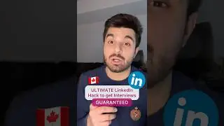 Get jobs via LinkedIn by doing THIS | Canada Job Search #canada #canadajobs #jobguide