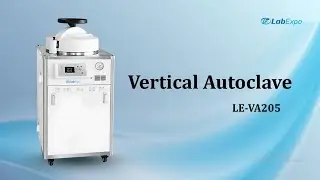 Lab Expo Vertical Autoclave LE-VA205 | Compact 30L Sterilization with Clear LCD Monitoring!