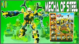 LEGO 8IN1 Mecha of Steel Mech Compatible With LEGO Bricks