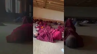 Buddhist nuns do TRE for the first time