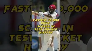 Fastest 10,000 runs scorer in Test cricket History || #fastestplayer #shorts #videos #trending