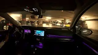 50 MIN. ASMR AUTOBAHN POV 🌃 | Frankfurt → Mannheim A5/A67 | VW Golf 8 Midnight Drive 4K