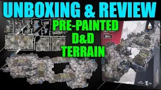 Распаковка набора DEEP MINES PRISMACAST D&D Terrain Dungeons & Lasers (предварительно покрашенный...