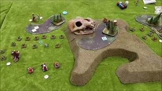 Batrep: Warhammer 40k Epic Space Marine Khorne vs Tzeentch Daemon World