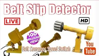 Belt Conveyor Slip Detector | Speed Switch | zore speed | Rubber Belt Roller, Ihsan Saleemi Official