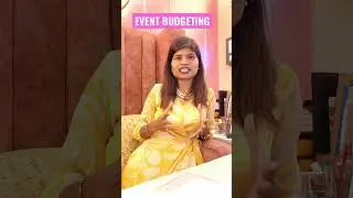 EVENT BUDGETING #viral #event #shortsvideo