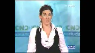 Naiara Aguirre in a Big Collar White Blouse & Black Vest  {CNC}