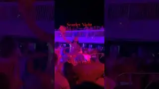 Scarlet Night - Scarlet Lady #virginvoyages #scarletnight #shorts