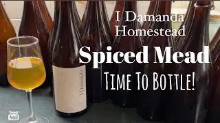 Homemade Mead! Time to Bottle and a Taste Test!