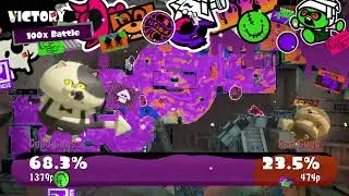 100x Battle on Team Ghost-Splatoon 3 Splatoween Splatfest: Zombie Vs. Skeleton Vs. Ghost