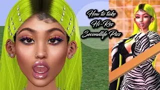 How To Take Pics on Secondlife!!!!!! | Secondlife Tutourial