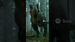 Tyrannosaurus Rex in Real Life | Breathtaking Sound and Cinematic Detail #shorts