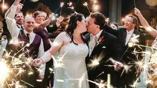 Dan + Erin's epic sunset and sparkler photography at Bolingbrook Country Club in Bolingbrook, IL