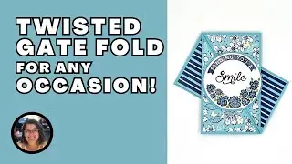 A twisted gate fold card&hellip;how unique! Yes please!!!