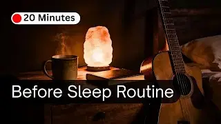 20 Minutes to PERFECT Sleep with Gentle Guitar Nighttime Ambience