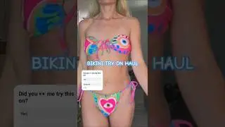 1 of 9! Watch 👀 Bikini Try On Haul #fitness #bikini #haul #shein