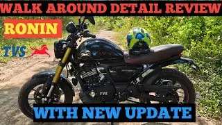  || 2025 TVS RONIN WALK AROUND DETAIL REVIEW || WITH NEW UPDATES||