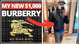 Burberry Unboxing - My New $1,000 Burberry Jacket