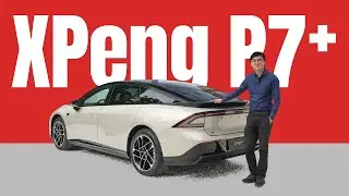Двухэтажный задний конец - статический обзор XPeng P7+