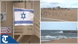 From party place to war zone: Deserted Tel Aviv beach depicts dark story of Israel-Hamas conflict