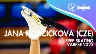 Jana HORCICKOVA (CZE) | Junior Women Free Skating | Varese 2025
