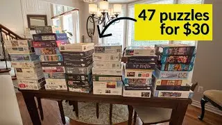 My 47 Puzzle Haul for $30!
