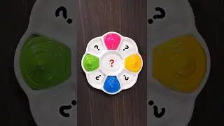 🌈 Magenta + Yellow + Cyan + Lime = Satisfying #colormixing #satisfying #colorwinka
