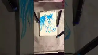 horse easy painting#art# video #short# viral #video#drawingvideo