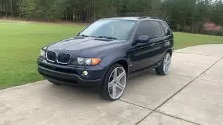 2006 BMW X5 3.0i on 24s