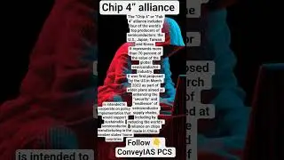 chip 4 alliance #facts #uppsc #currentaffairs #cds #ssc#upsc #upscexam #usa #alliance#japan #taiwan