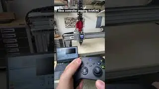 Moving CNC with Xbox controller. Inspired by tips on YouTube and social media. #cnc #cncowners #xbox