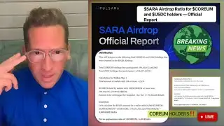 COREUM🚨BREAKING NEWS‼️ AIRDROP OF SARA TOKENS☝️ NEW DISTRABUTION REPORT RELEASED‼️