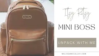 Itzy Ritzy Mini Unpack With Me  // Minimalist Diaper Bag
