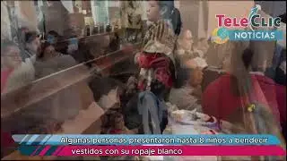 Católicos llevan a bendecir imágenes del Niño Dios a Catedral de #VeracruzPuerto
