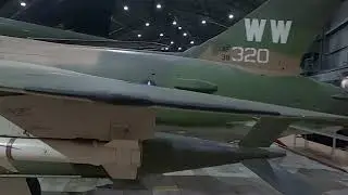 Views of the Republic F-105G Thunderchief and the SA-2 Surface-to-Air Missile