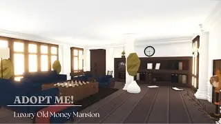 Luxury Old Money Aesthetic Modern Mansion Speed Build💰Roblox Adopt Me!