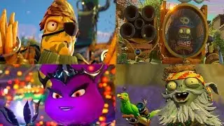 PVZ Garden Warfare 2: ALL FRONTLINE FIGHTERS Characters Gameplay (TURF TAKEOVER)