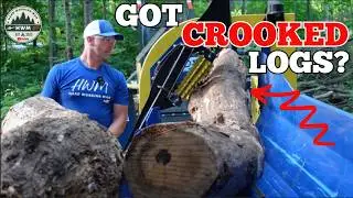 With Firewood Processors Logs Matter! Crooked vs Straight!