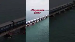 TOP 10 Dangerous Railway Bridges In The World || #shorts #ytshorts #viral