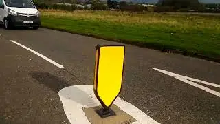 Broom Road Mini Roundabout, Stirling, Scotland UK
