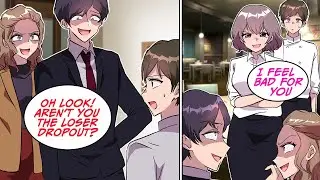 【RomCom】I ran into my ex-wife at a restaurant and she started insulting me【Manga Dub】