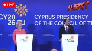 EU Live: Von der Leyen Speaks In Nicosia As Cyprus Begins Rotating Presidency Of The European Union