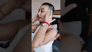 Indian girl headshave #baldbeauty #headshave #haircut #tonsure #baldbeautiful #bald #trendinghaircut
